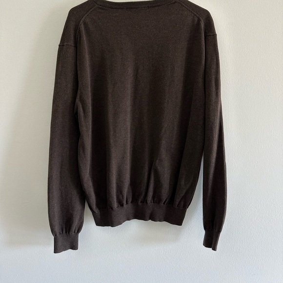 Southern Tide Brown V-Neck Sweater - Picture 2 of 5